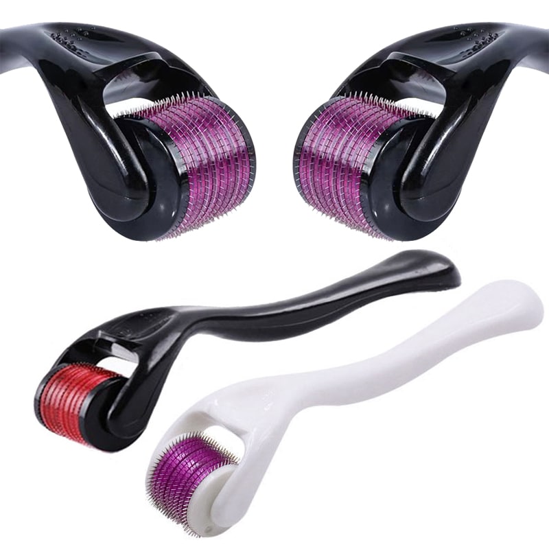 Microneedle Derma Roller for Hair Growth and Beard Care, and Face Skin